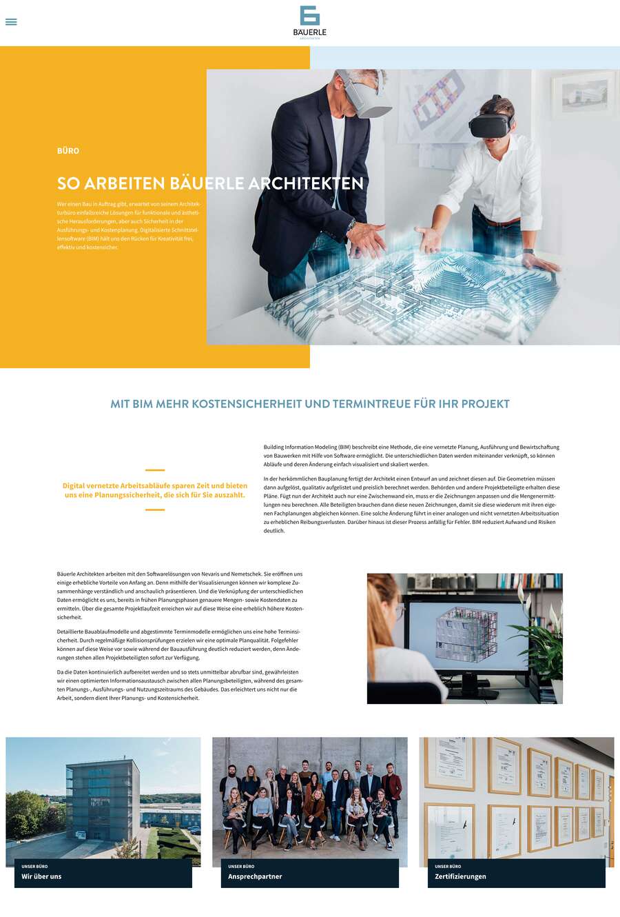 Corporate Design & Website für ein Architektur-Büro auf Wachstumskurs